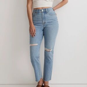 Madewell The Curvy Perfect Vintage Jeans in Bradwell Wash High Rise